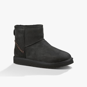 Ugg Classic Mini Deco Klassiska Stövlar Herr Svarta (012548PFC)